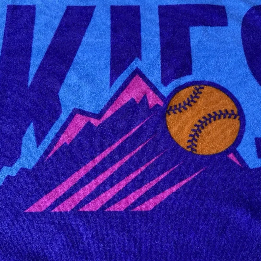 Colorado Rockies City Connect Beach Towel SGA MLB Stadium Giveaway Pool Towel